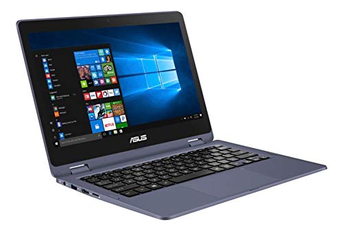 ASUS VivoBook Flip Laptop, 11.6″ Touch Screen, Intel Pentium, 4GB Memory, 128GB Solid State Drive, Windows 10 Home in S Mode, TP202NA-OS21T