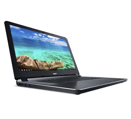 Acer CB3-532 15.6″ HD Chromebook with 3x Faster WiFi, Intel Dual-Core Celeron N3060 up to 2.48GHz, 2GB RAM, 16GB SSD, HDMI, USB 3.0, Webcam, 12-Hours Battery, Chrome OS