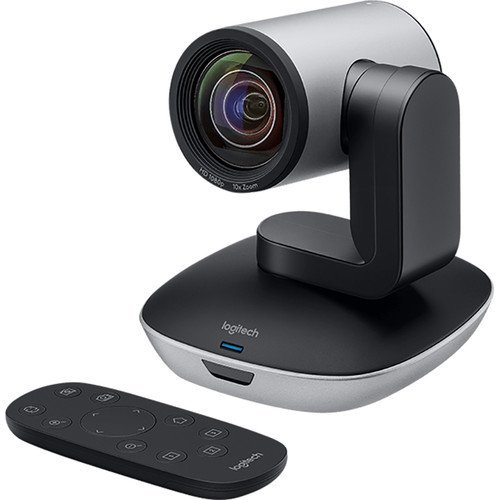 Logitech PTZ PRO 2 Video Camera for Conference Rooms, HD 1080p Video – Auto-focus USB Black/Silver