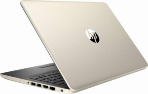 HP 14 Inch HD WLED-backlight Business Laptop | Intel Core i3-7100U 2.4GHz | 8GB DDR4 RAM | 128GB SSD | Gigabit Ethernet | SD Memory Card | WIFI | Bluetooth | HDMI | USB Type-C | WIndows 10 Home | Gold