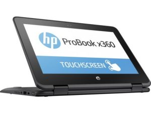 HP X360 ProBook G1 11.6-inch Touchscreen 2-in-1 Convertible Laptop PC (Intel Dual Core N3350 1.1GHz, 4GB RAM, 128GB SSD, HDMI, Bluetooth, Webcam, WiFi, Windows 10 Professional) Black