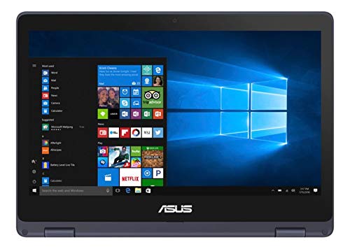 ASUS VivoBook Flip Laptop, 11.6″ Touch Screen, Intel Pentium, 4GB Memory, 128GB Solid State Drive, Windows 10 Home in S Mode, TP202NA-OS21T