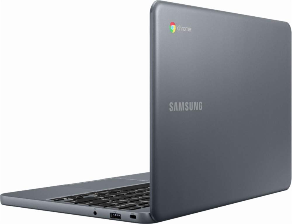 Samsung 11.6″ HD (1366 X 768) Energy-Efficient LED Backlight Chromebook | Intel Celeron Processor N3060 | 4GB Memory | 32GB EMMC Flash Memory | MicroSD Card | Wireless-AC | Chrome OS | Night Charcoal