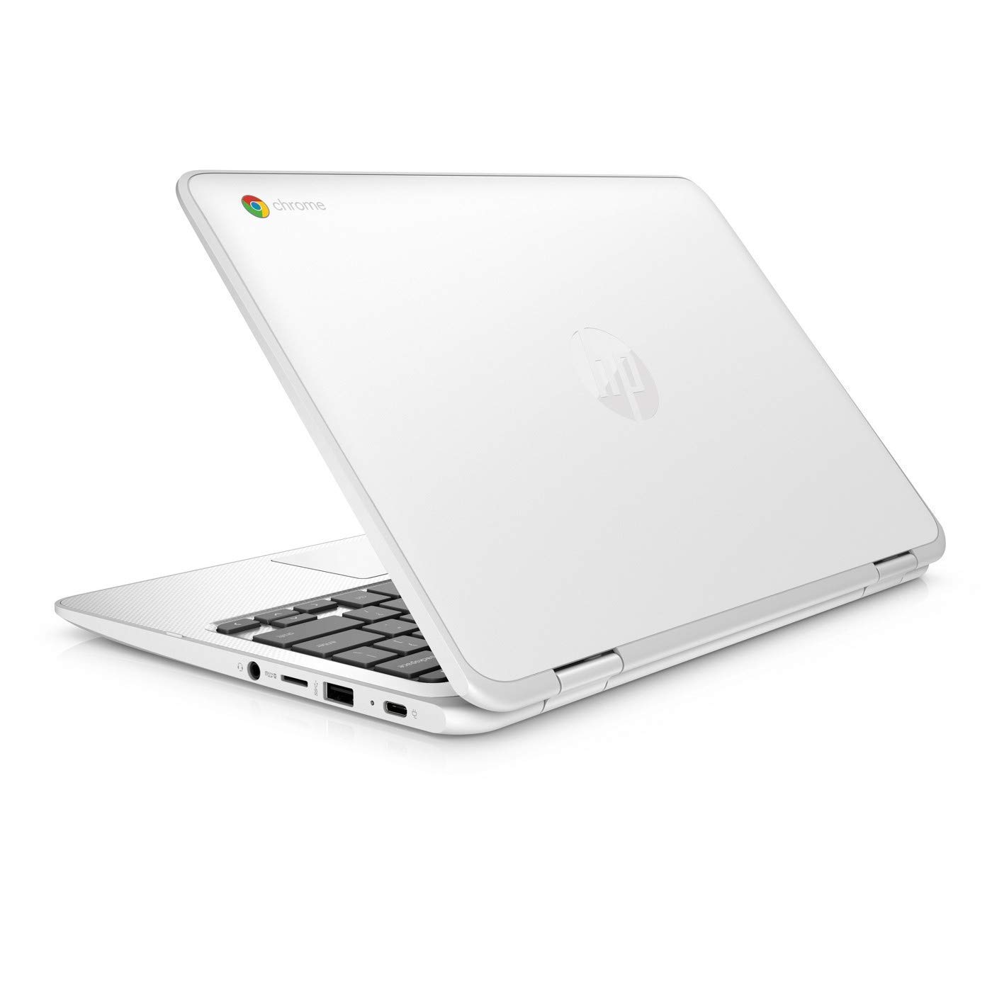 HP X360 Chromebook 11.6” Touchscreen Convertible 2-in-1 Laptop PC, Intel Celeron N3350 up to 2.4GHz Processor, 4GB, 32GB, WiFi, Webcam, Stereo Speakers , Bluetooth, USB 3.1, Chrome OS (Renewed)