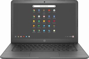 HP 14″ Lightweight Business Chromebook-Intel Celeron Dual-Core Up to 2.4 GHz Processor, 4GB LPDDR4 RAM, 32GB SSD, Intel HD Graphics, WiFi, Chrome OS