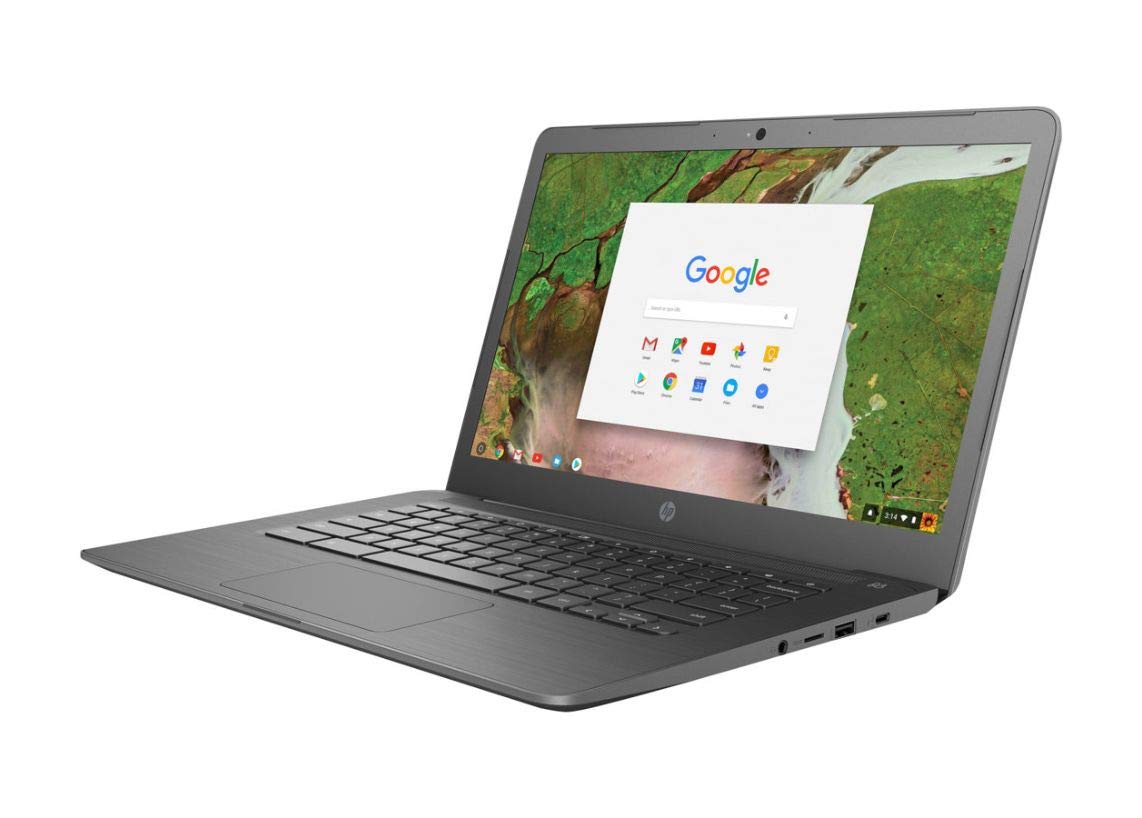 HP 14 Chromebook 14″ HD Touchscreen Widescreen Laptop Computer, Intel Celeron N3350 up to 2.4GHz, 4GB Memory, 32GB eMMC Flash Memory, 802.11ac, Bluetooth, USB-C 3.1, No Optical Drive, Chrome OS