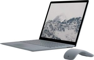 Microsoft Surface 13.5″ LCD (2256 x 1504) Touchscreen Ultrabook Laptop, Intel Core i5- 7200U 2.5GHz upto 3.1GHz, 4GB Memory, 128GB SSD, Intel HD 620, Backlit Keyboard, Windows 10 in S mode, With Mouse