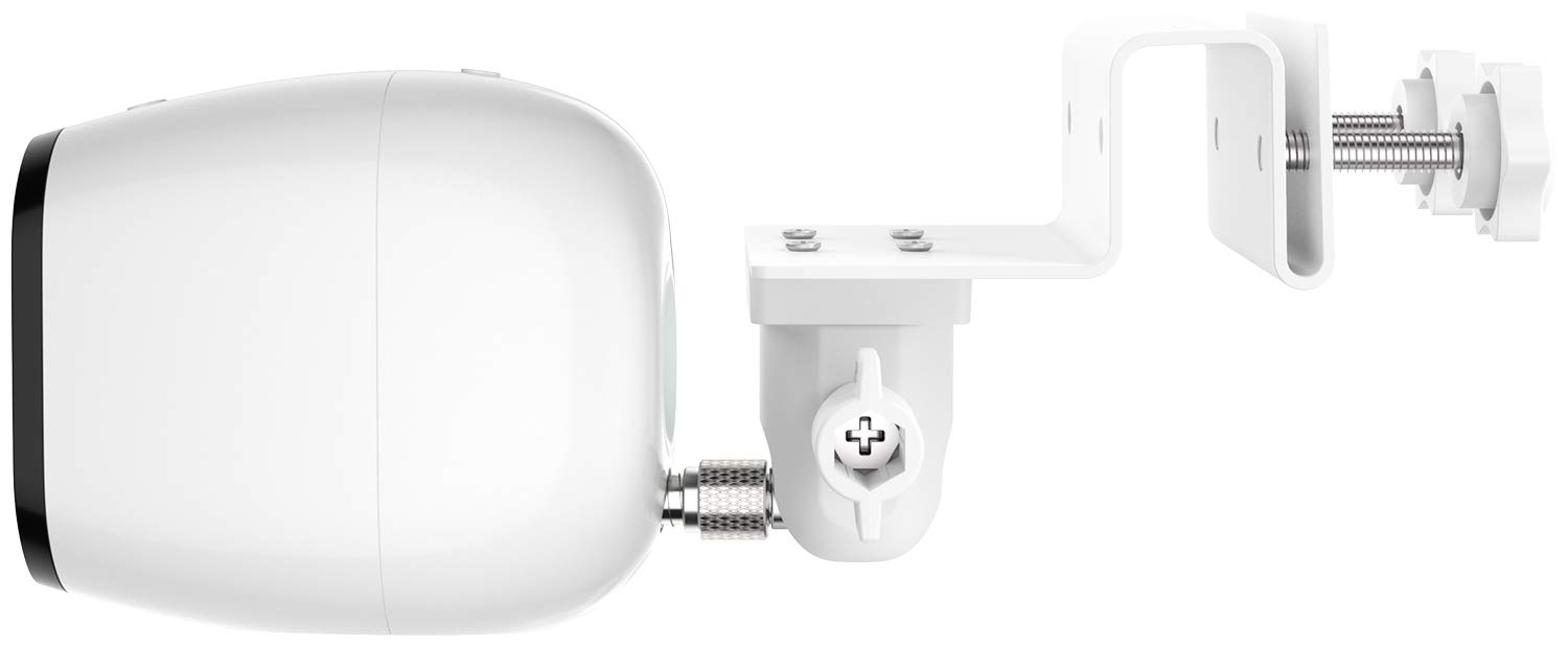 Outdoor Gutter Mount for Arlo Pro, Pro 2, Pro 3, Ultra, Security Light, and Arlo Solar Panel (White, 2 Pack)