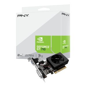 PNY NVIDIA GeForce GT 710 2GB DDR3 VGA/DVI/HDMI Low Profile PCI-Express Video Card.
