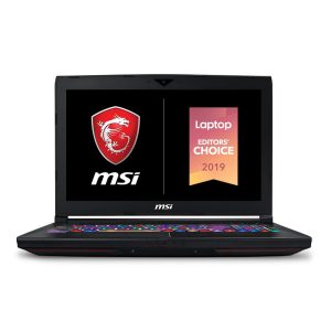 MSI GT63 TITAN-033 15.6″ Extreme Gaming Laptop, NVIDIA RTX 2070 8G, 144Hz 3ms, G-Sync, Intel Core i7-8750H, 16GB, 256GB NVMe SSD + 1TB Windows 10 PRO, Per Key RGB Keyboard, Aluminum Black
