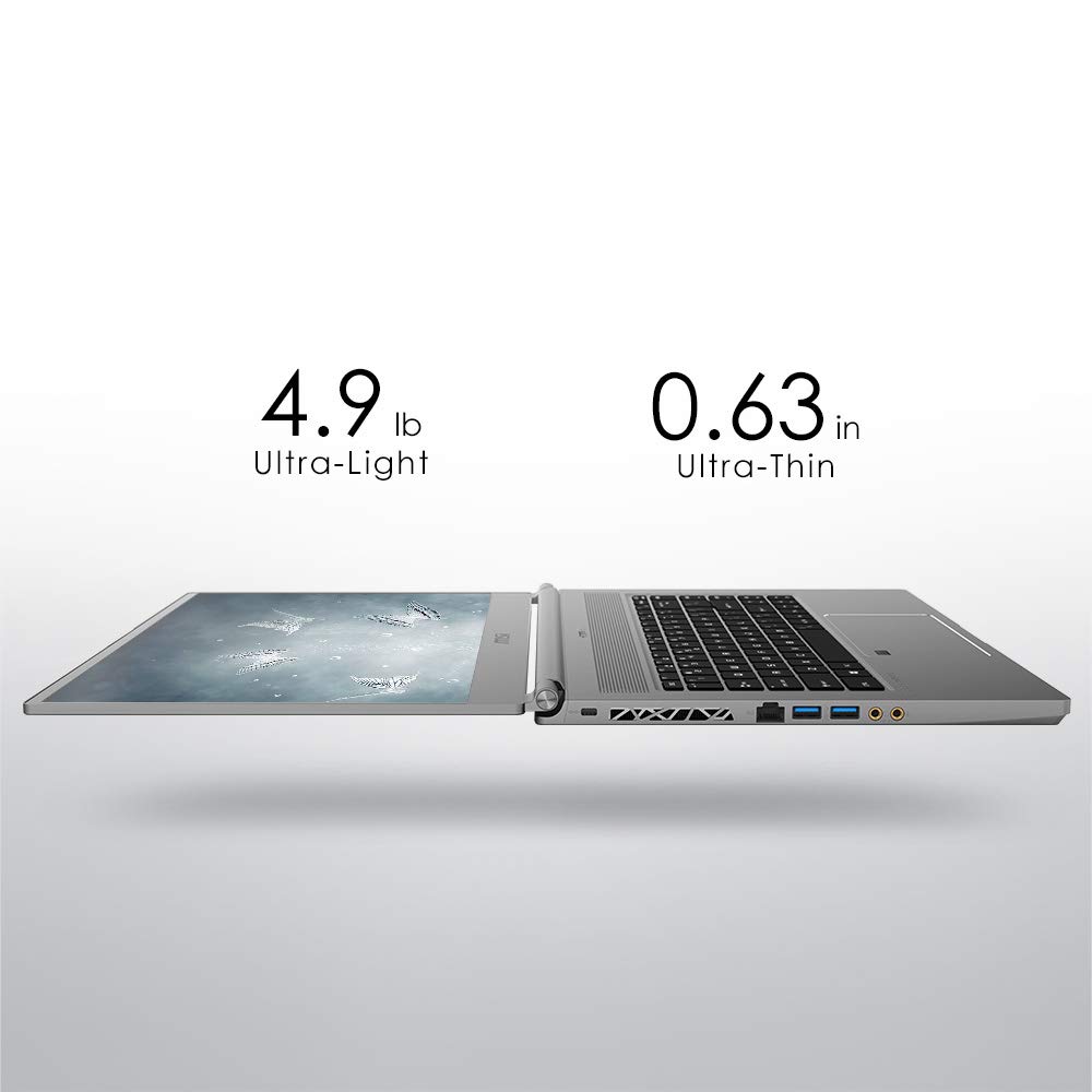 MSI P65 Creator-1084 15.6″ 4K UHD Display, Ultra-Thin and Light, RTX Studio Laptop, Intel Core i7-9750H, GeForce RTX 2060, 32GB DDR4, 1TB Teton Glacier SSD, Win10PRO, VR Ready