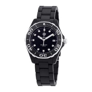 TAG Heuer Aquaracer Matte Black Ceramic 35mm Watch (Model: WAY1397.BH0743)