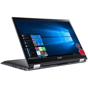 Acer Spin 3 14″ HD, Muti-Touch, 2-in-1 Laptop, Intel Core i3-8130U Processor, 8GB RAM, 256GB SSD, HDMI, 2×USB 3.1(Type A), Secure Digital Card Reader, Windows 10