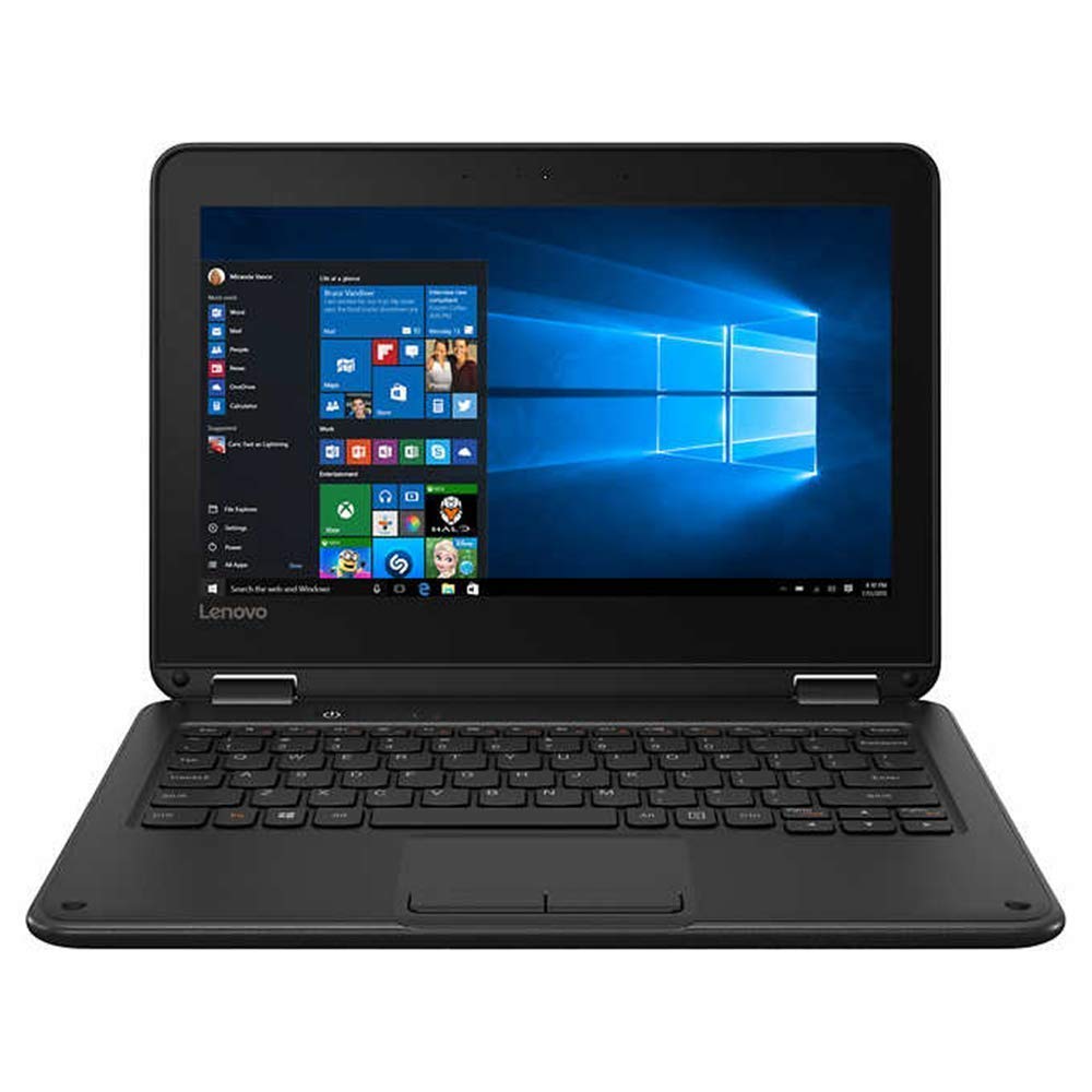 Lenovo 300e Flagship 2-in-1 Business Laptop/Tablet, 11.6″ HD IPS Touchscreen, Intel Celeron Quad-Core N3450 up to 2.2GHz, 4GB DDR4, 64GB eMMC, Windows 10 S/Pro, Choose Flash Drive