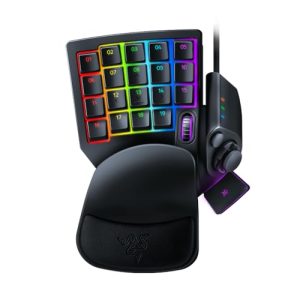 Razer Tartarus Pro Gaming Keypad: Analog-Optical Key Switches – 32 Programmable Keys – Customizable Chroma RGB Lighting – Programmable Macro Functionality – Variable Key Press Pressure Sensitivity