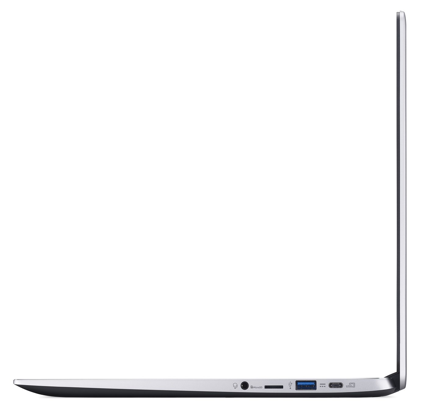 Acer Chromebook 15, Intel Celeron N3350, 15.6″ Full HD Touch, 4GB LPDDR4, 32GB Storage, Google Chrome, Pure Silver, CB515-1HT-C2AE, 15-15.99 inches