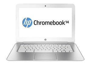 HP Chromebook F7W49UA#ABA 14-Inch Netbook (White) (Renewed)