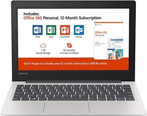 Lenovo 130S-11IGM 11.6″ Laptop Intel Celeron Processor N4000, 4GB Memory 64GB eMMC Flash Memory, Webcam, HDMI, Bluetooth, Mineral Gray, Windows 10 Home in S Mode
