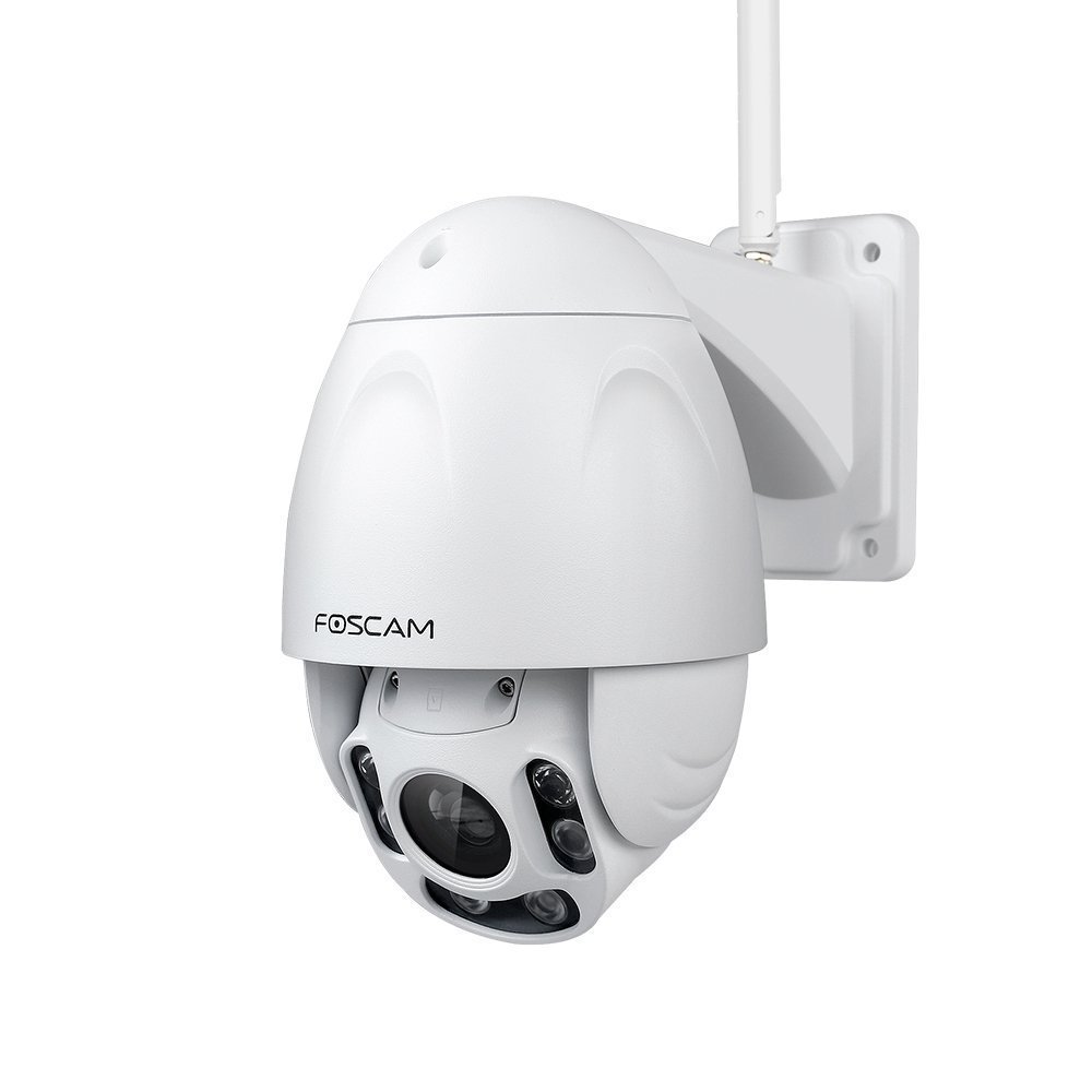Foscam Outdoor PTZ (4X Optical Zoom) HD 1080P WiFi Security Camera – Pan Tilt Wireless IP Camera with Night Vision up to 196ft, IP66 Weatherproof Shell, WDR, Motion Alerts, and More (FI9928P)