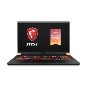 MSI GS75 Stealth-202 17.3 RazorLaptop NVIDIA RTX 2080 8G Max-Q, 144Hz 3ms, Intel i7-8750H (6 cores), 16GB, 256GB NVMe, TB3, Per Key RGB, Win 10P, Matte Black with Gold Diamond cut (Renewed)
