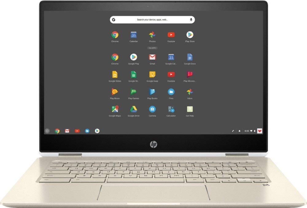 2020 HP Chromebook x360 Laptop Computer 8th Gen Intel Core i3-8130U up to 3.4GHz (Beat i5-7200U) 8GB DDR4 RAM 64GB eMMC 14″ FHD 2-in-1 Touchscreen 802.11ac WiFi Bluetooth 4.2 Type-C Chrome OS