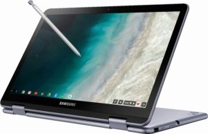 Samsung Plus 2-in-1 12.2″ (1920 x 1200) FHD WUXGA Touchscreen Chromebook Lightweight | Intel Celeron Dual-Core | 4GB RAM | 32GB eMMC | 128GB MicroSD | Pen Included | Chrome OS