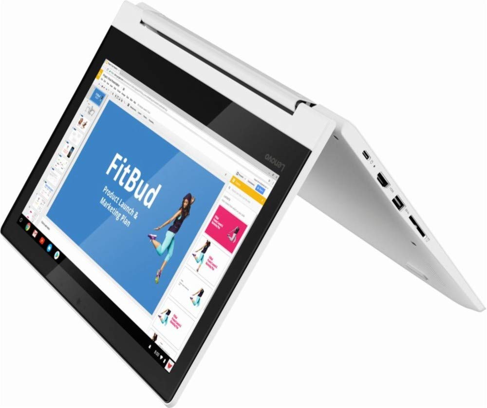 Lenovo 11.6″ HD IPS Touchscreen 2-in-1 Chromebook, Quad-Core MediaTek MT8173C (4C, 2X A72 + 2X A53), 4GB RAM, 32GB eMMC, 802.11ac WiFi, Bluetooth 4.2, HDMI, Type-C, Chrome OS