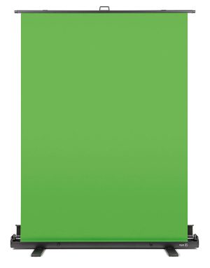 Elgato Green Screen – Collapsible chroma key panel for background removal with auto-locking frame, wrinkle-resistant chroma-green fabric, aluminum hard case, ultra-quick setup and breakdown