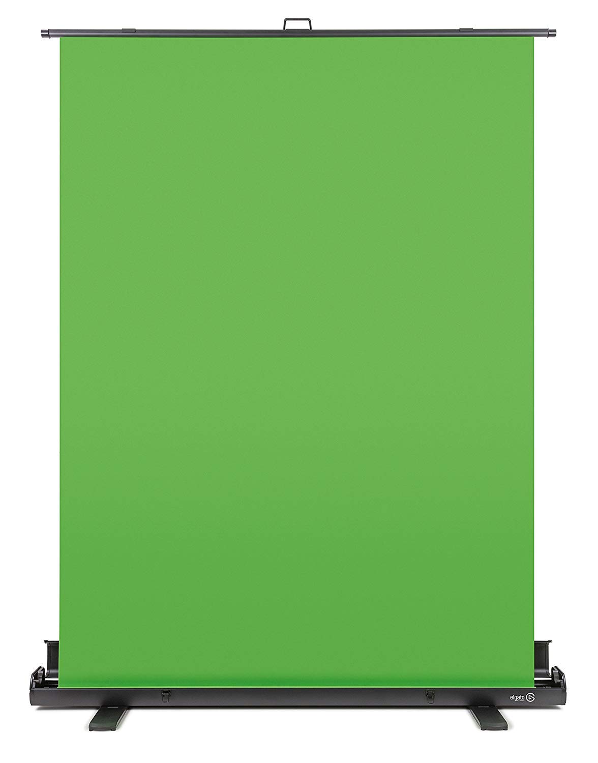 Elgato Green Screen – Collapsible chroma key panel for background removal with auto-locking frame, wrinkle-resistant chroma-green fabric, aluminum hard case, ultra-quick setup and breakdown
