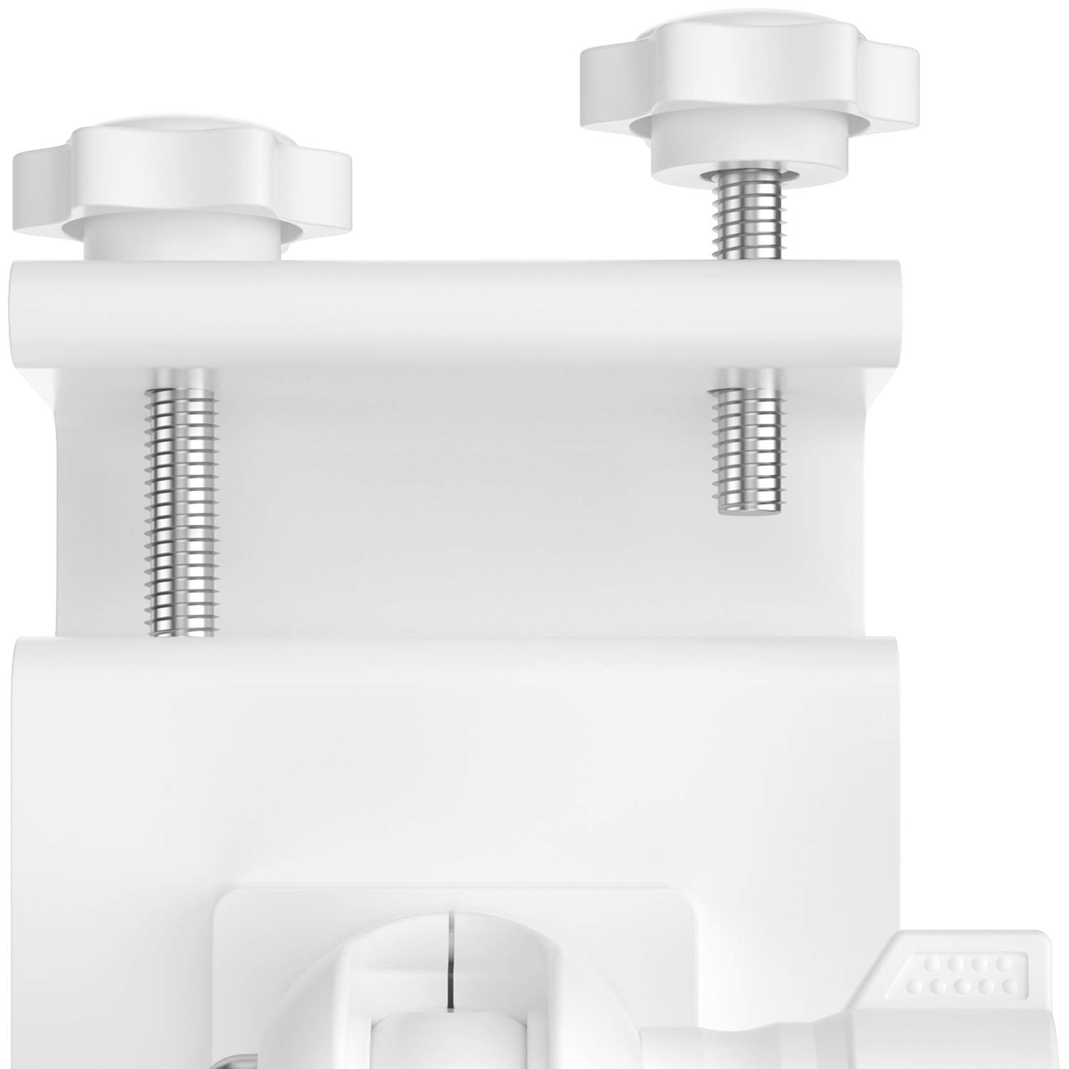Outdoor Gutter Mount for Arlo Pro, Pro 2, Pro 3, Ultra, Security Light, and Arlo Solar Panel (White, 2 Pack)