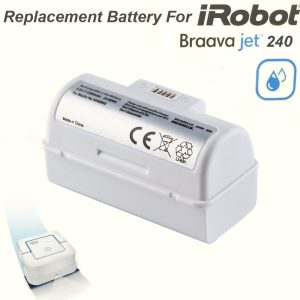 Li-Ion Replacement Battery for iRobot Braava Jet 240 Model 4446040 (5300mAh 3.6V)