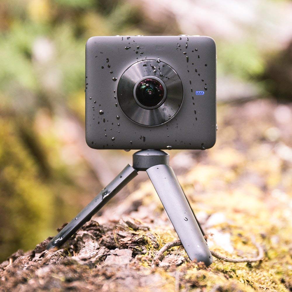 360 Camera, Xiaomi Mijia Mi Dual-Lens Sphere Action Cam WiFi Waterproof Panoramic Camera 3.5K HD Video Recording 23.88MP Photos with Sony Image Senor and Stabilizer