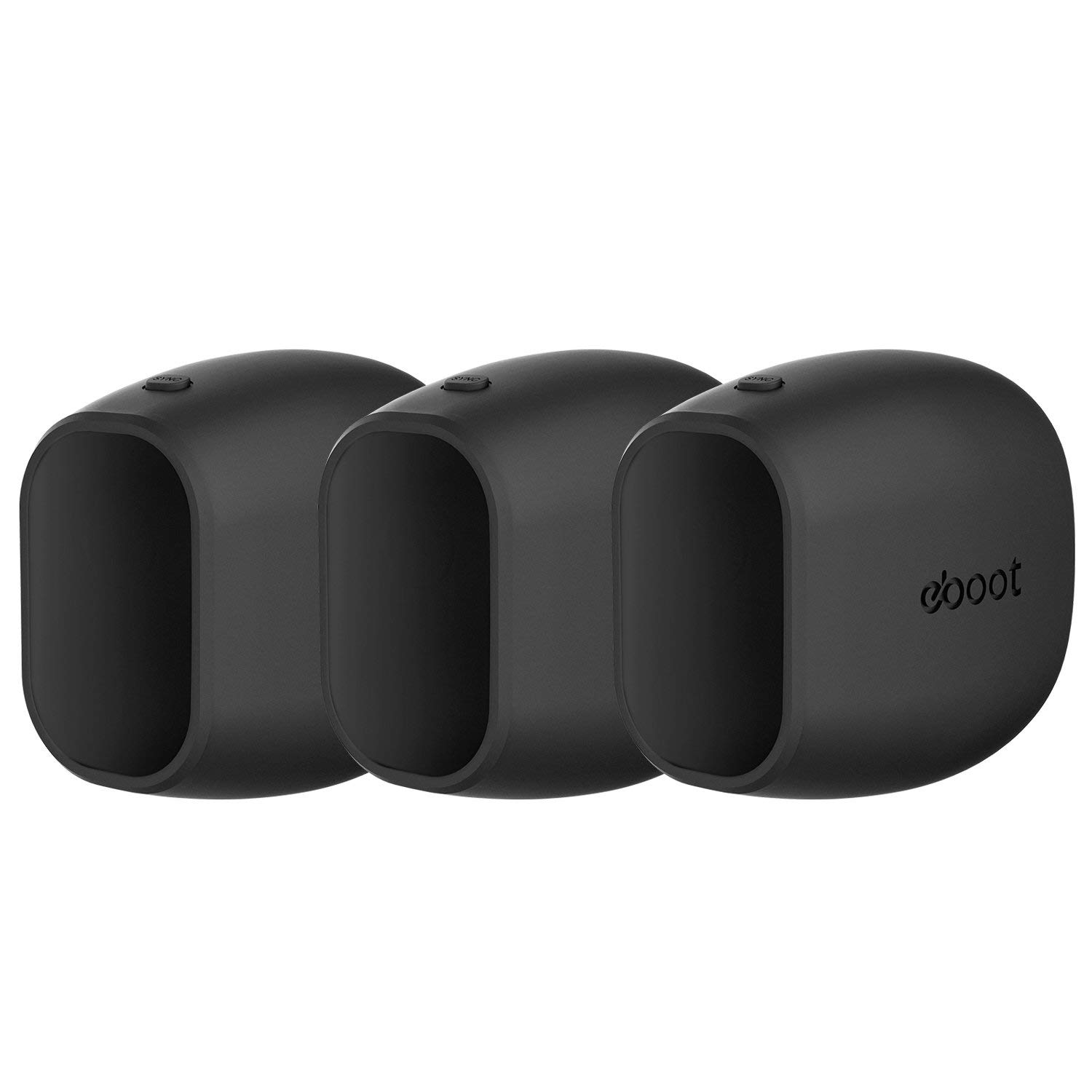 Silicone Skins Cover Protective Skin for Arlo Pro, Arlo Pro 2 Smart Security Wire-Free Cameras (3 Pack, Black)
