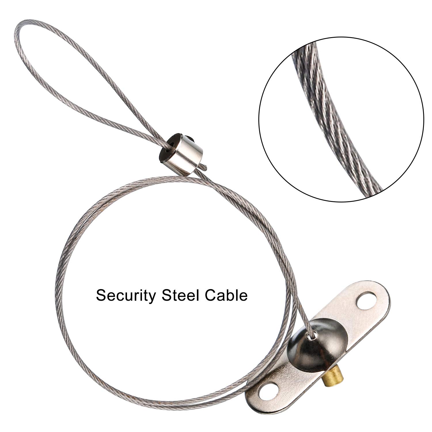 3 Pack Anti-Theft Security Chain Compatible with Arlo Pro and Arlo Pro 2, Weatherproof Anti-Theft Security Collar