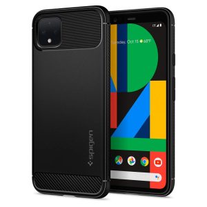 Spigen Rugged Armor Designed for Google Pixel 4 XL Case (2019) – Matte Black