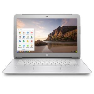 HP 14-inch Chromebook HD SVA (1366 x 768) Display, Intel Dual Core Celeron N2840 2.16GHz, 4GB DD3L RAM, 16GB eMMc Hard Drive, Bluetooth, HDMI, Stereo Speakers, HD Webcam, Google Chrome OS