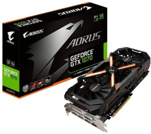 Gigabyte AORUS GeForce GTX 1070 8GB Graphic Cards (GV-N1070AORUS-8GD REV2.0)