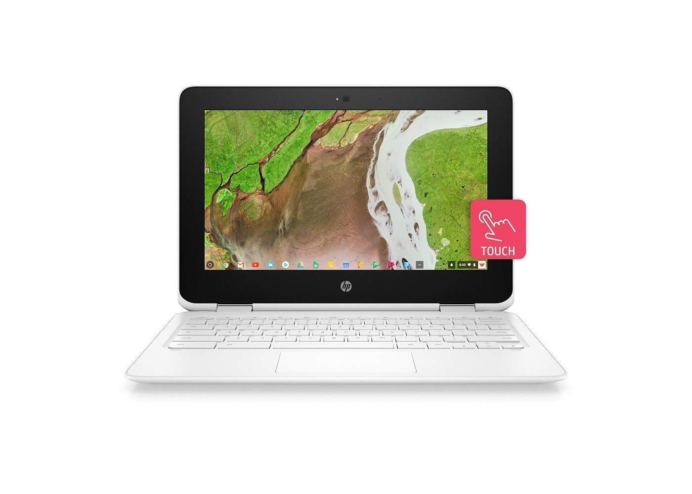 HP X360 Chromebook 11.6” Touchscreen Convertible 2-in-1 Laptop PC, Intel Celeron N3350 up to 2.4GHz Processor, 4GB, 32GB, WiFi, Webcam, Stereo Speakers , Bluetooth, USB 3.1, Chrome OS (Renewed)