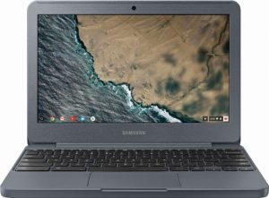 Samsung Chromebook 3 11.6″ HD Energy-efficient Chromebook | Intel Atom x5 | 4GB RAM | 16GB EMMC | 32GB MicroSD Card | WiFi | Bluetooth | HDMI | Webcam | USB 3.0 | Chrome OS