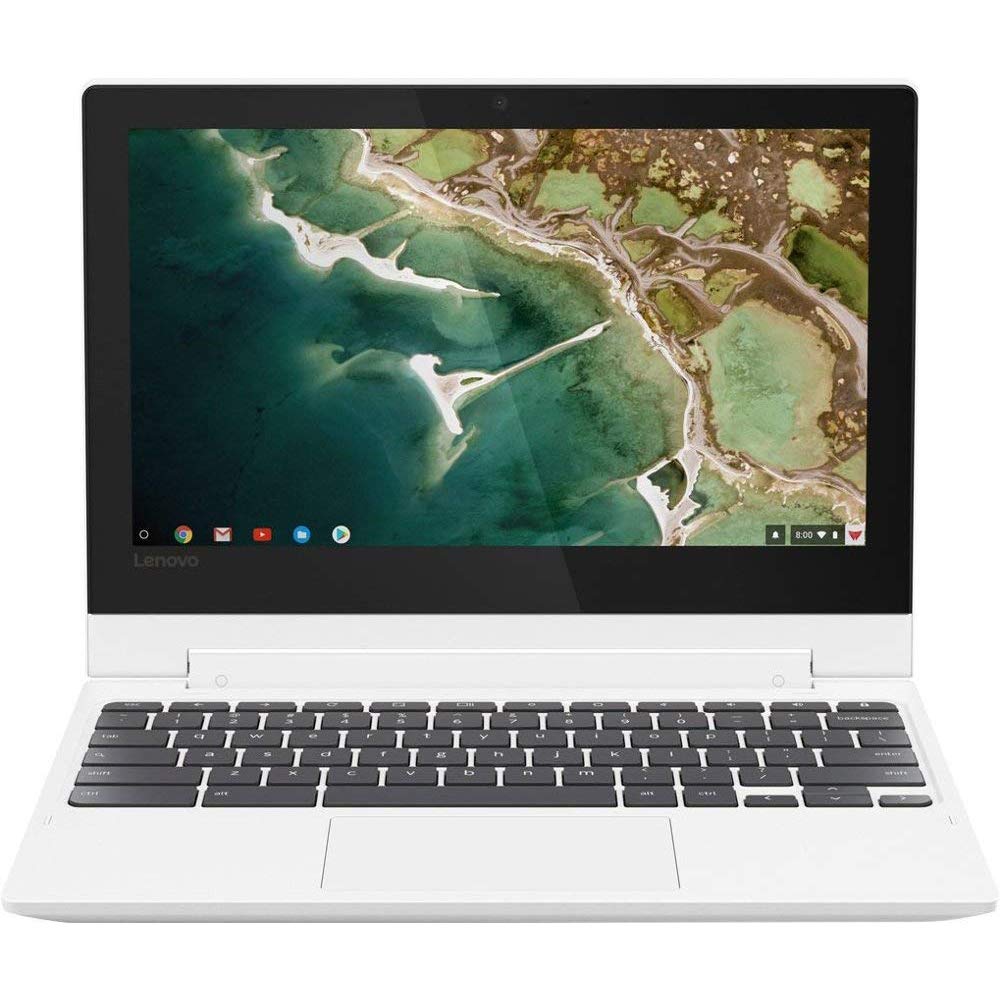 Lenovo 2-in-1 11.6″ HD IPS TouchScreen LED-Backlight Chromebook | MediaTek MT8173c 2.1 GHz Quad-Core | 4GB RAM | 32GB EMMC | SD Memory Card Can Up to 128GB SSD | Chrome OS | Blizzard White