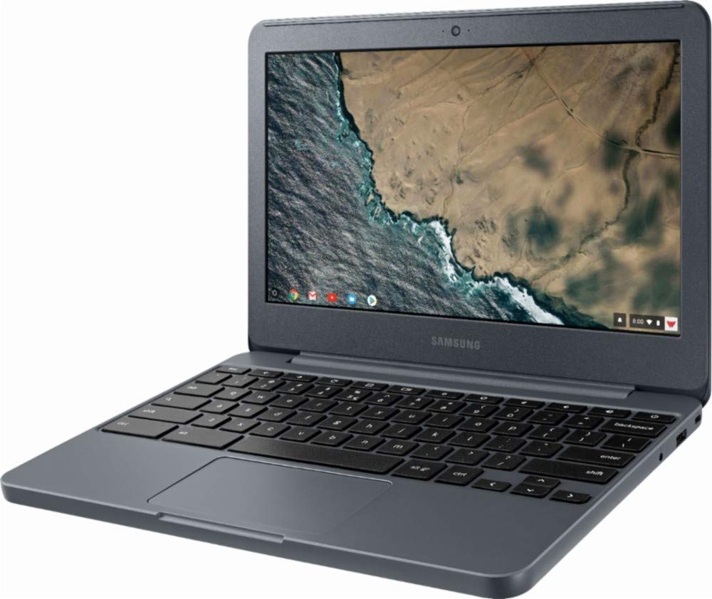Samsung 11.6″ HD (1366 X 768) Energy-Efficient LED Backlight Chromebook | Intel Celeron Processor N3060 | 4GB Memory | 32GB EMMC Flash Memory | MicroSD Card | Wireless-AC | Chrome OS | Night Charcoal