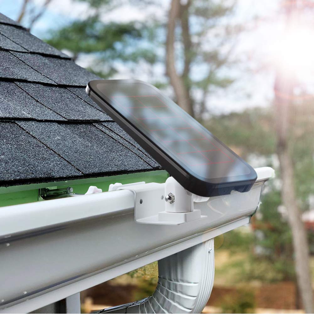 Outdoor Gutter Mount for Arlo Pro, Pro 2, Pro 3, Ultra, Security Light, and Arlo Solar Panel (White, 2 Pack)