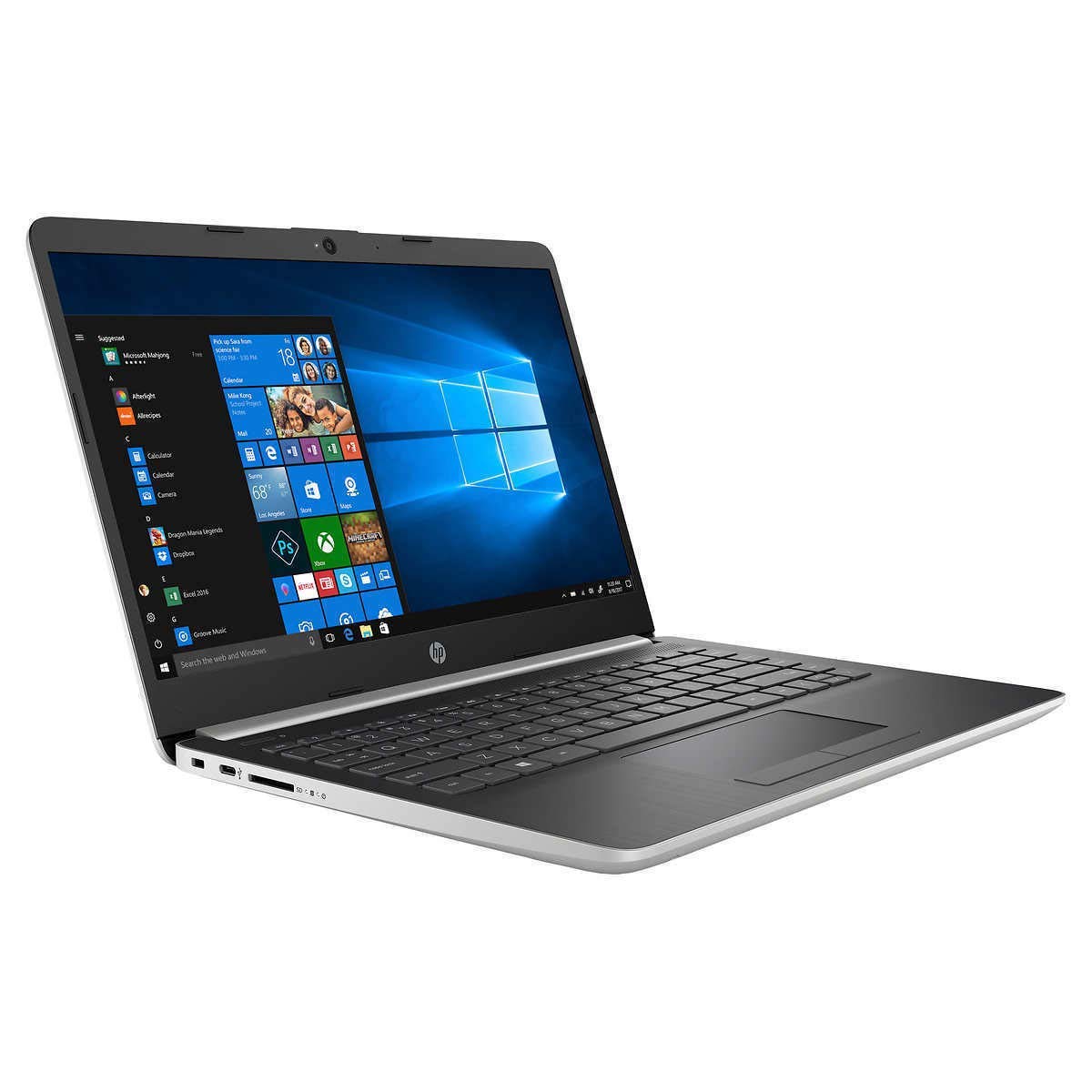 HP 14″ Full HD IPS Business Laptop, Intel Dual-Core i3-8130U up to 3.4GHz 8GB DDR4 512GB SSD USB 3.1 Type-C HDMI HD Webcam Bluetooth 4.2 802.11ac Backlit Keyboard Win 10 S