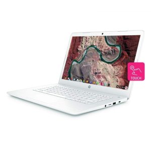 HP 14-inch Chromebook HD SVA (1366 x 768) Touchscreen, Intel Dual Core Celeron N3350 1.1GHz, 4GB RAM, 16GB eMMc Hard Drive, Bluetooth, HDMI, HD Webcam, Google Chrome OS (Renewed)