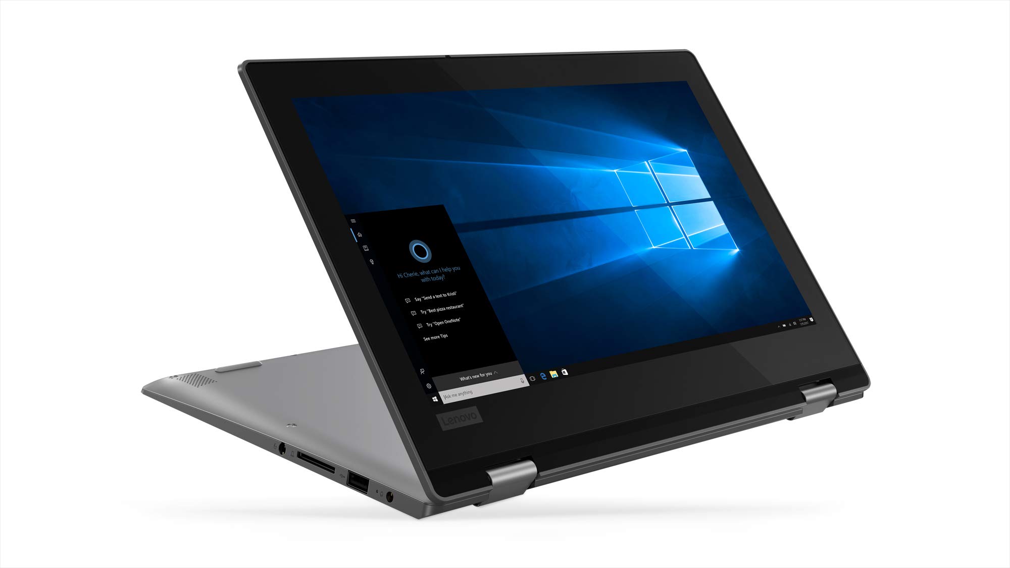 Lenovo Flex 11 2-in-1 Convertible Laptop, 11.6 Inch HD Touchscreen Display, Intel Pentium Silver N5000 Processor, 4GB DDR4, 64 GB eMMC, Windows 10 in S mode, 81A70006US, Mineral Gray