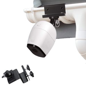 Weatherproof Gutter Mount Compatible with Arlo Ultra, Pro, Pro 2, Pro 3 & HD (Black)