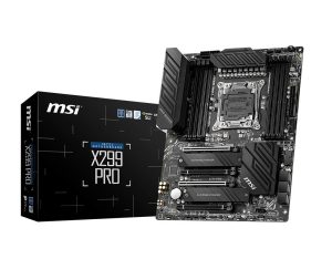 MSI Gaming Intel X299 LGA 2066 Twin Turbo M.2 Gigabit LAN DDR4 USB3.2 Gen 2 SLI CFX Extended ATX Motherboard (X299 PRO)