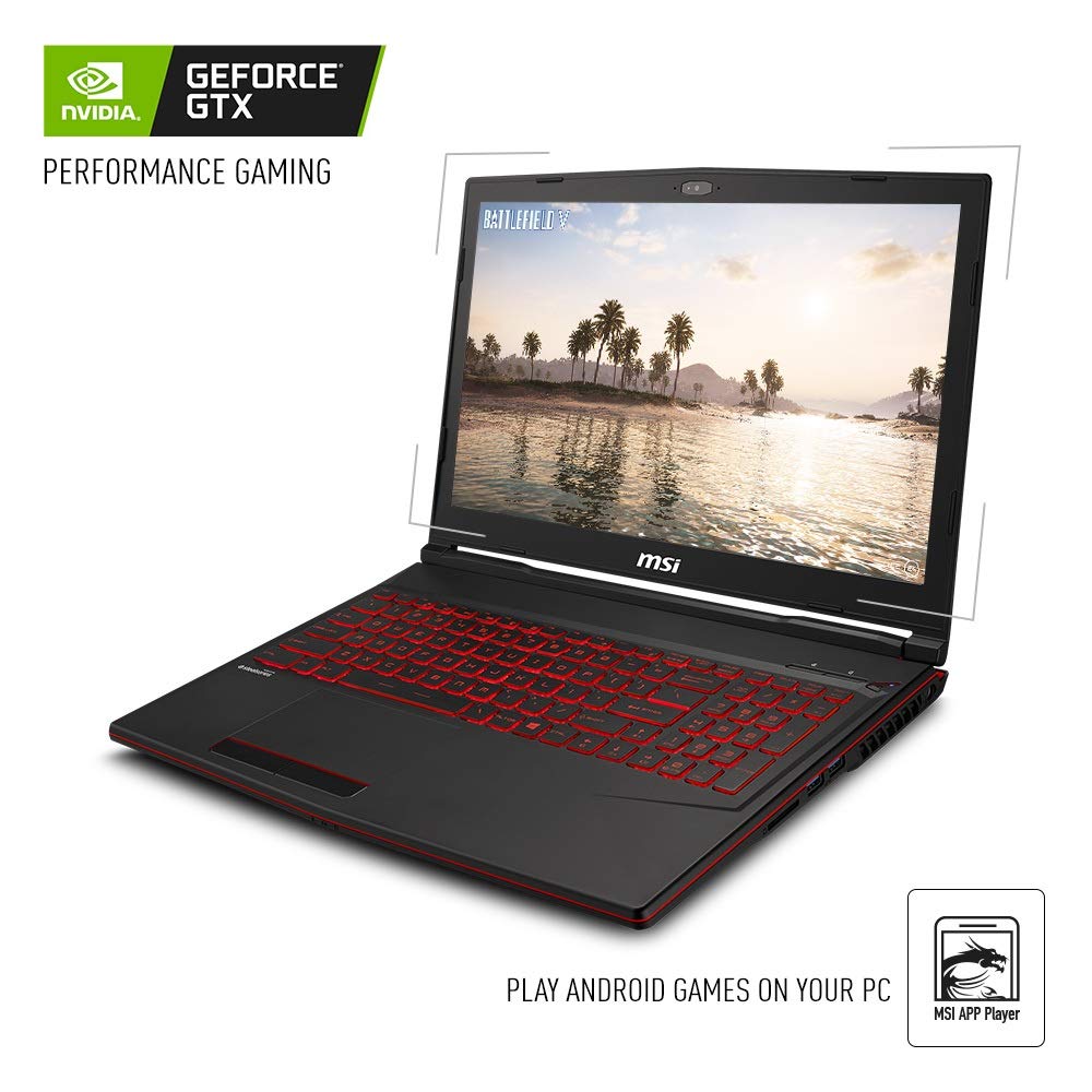 MSI GL63 8SC-059 15.6″ Gaming Laptop, Intel Core i7-8750H, NVIDIA GeForce GTX1650, 8GB, 256GB Nvme SSD, Win10