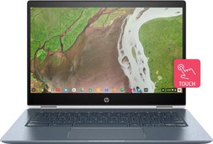 HP 14″ FHD IPS Touch-Screen WLED-Backlight Chromebook w/ 128G SD Card | 8th Gen Intel Core i3-8130U Mobile Processor | 8GB Memory | 64GeMMC | Chrome OS