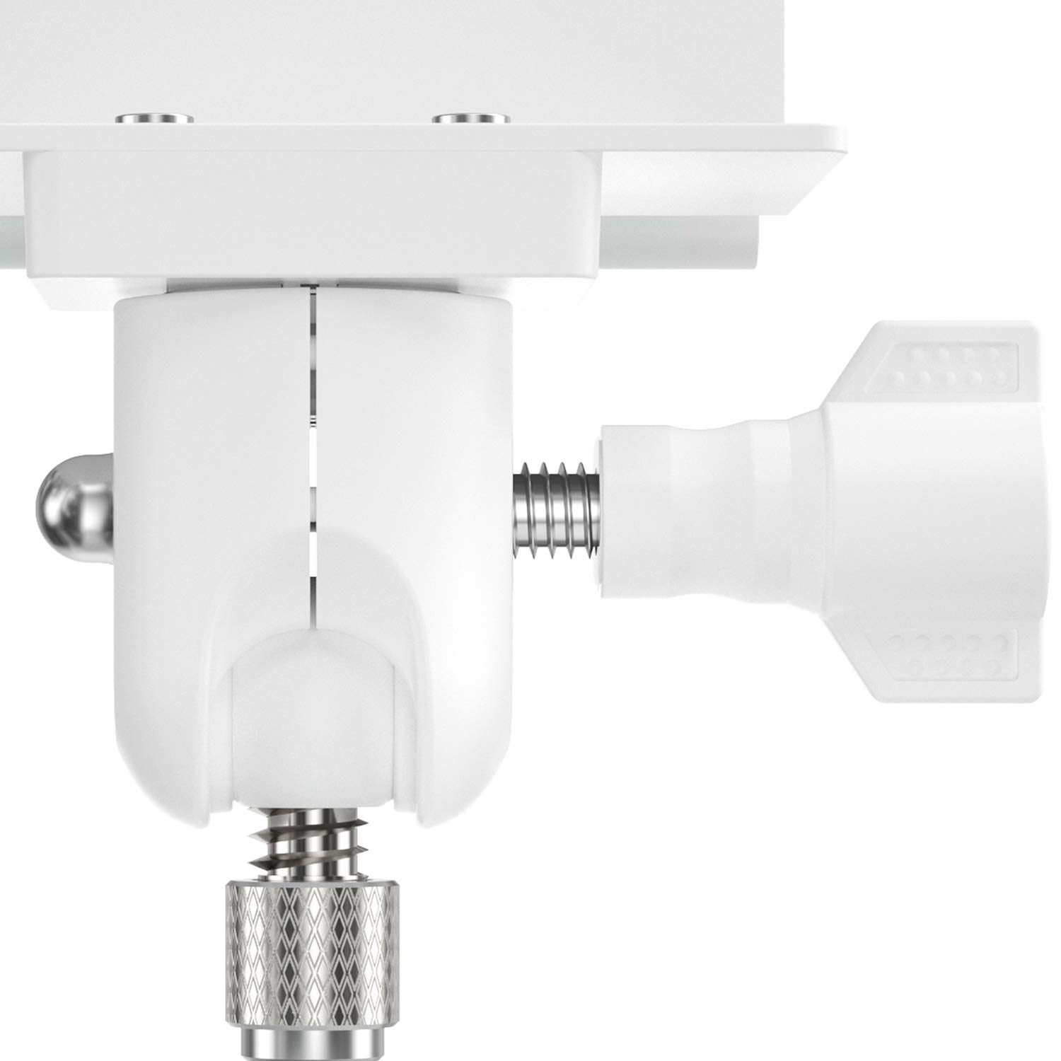 Outdoor Gutter Mount for Arlo Pro, Pro 2, Pro 3, Ultra, Security Light, and Arlo Solar Panel (White, 2 Pack)